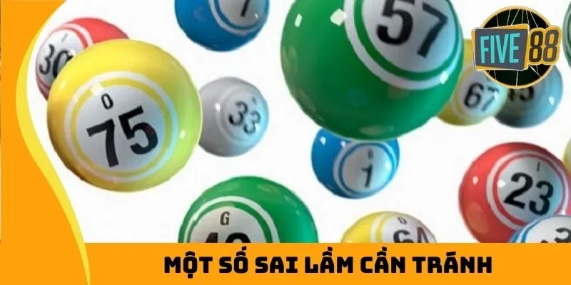 Một số sai lầm cần tránh